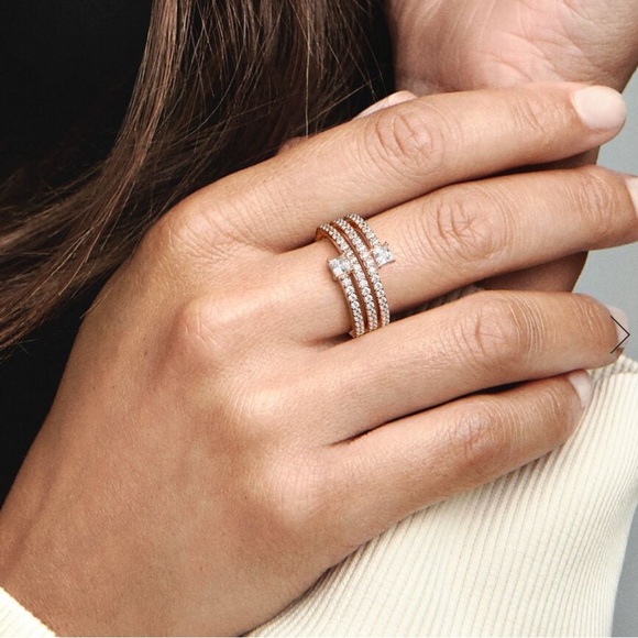 Pandora Ring 14k Rose Gold-Plated - Picture 7 of 10